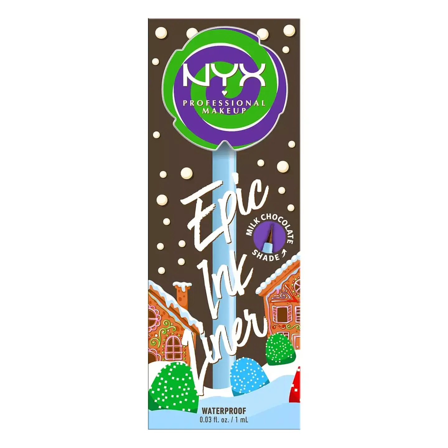 Delineador Spic Ink Liner Candy Milk Chocolate - NYX 2