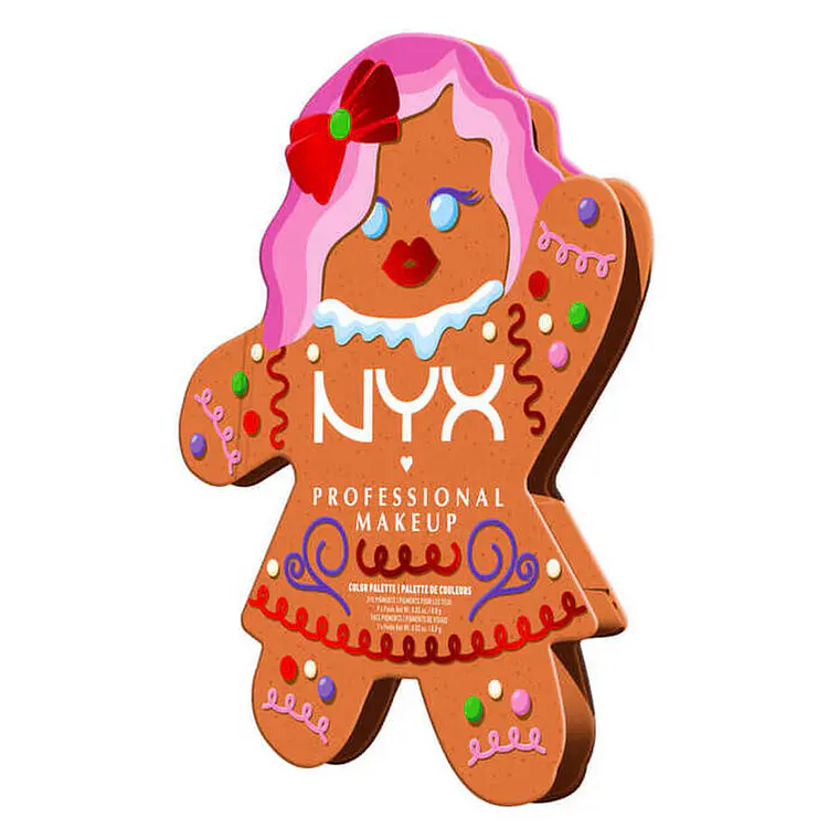 Color Palette Nyx Holiday Ginger Baddie - NYX 6