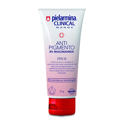 Crema de Manos Anti Pigmento 5% Niacinamida 70g - PIELARMINA CLINICAL