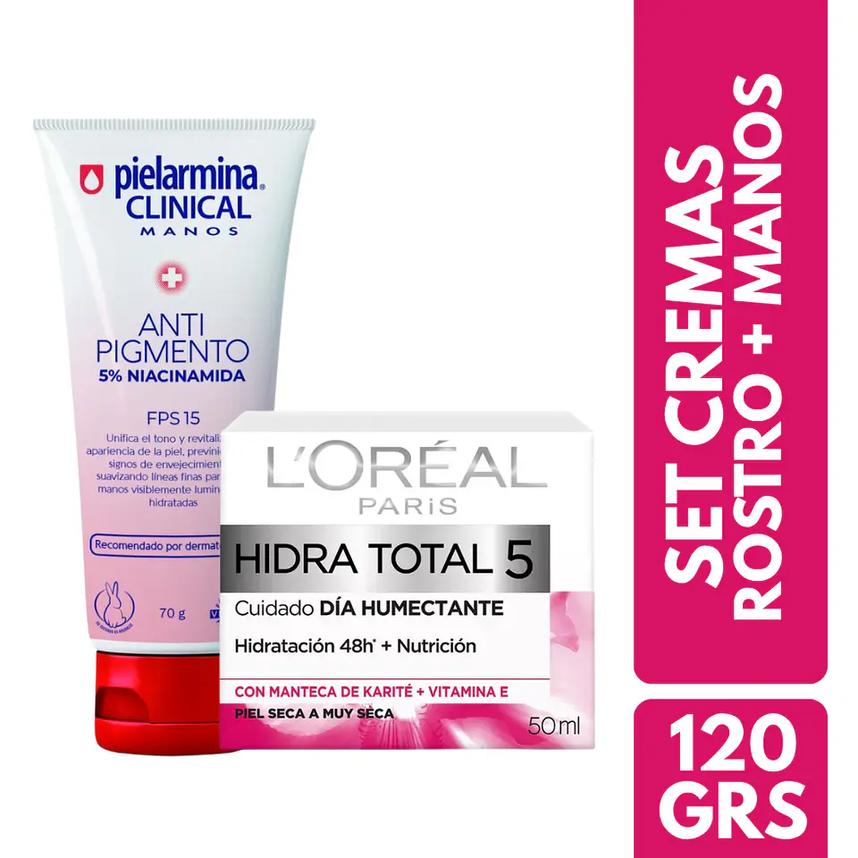 Set Cremas HT5 Facial + Crema para manos Pielarmina 1