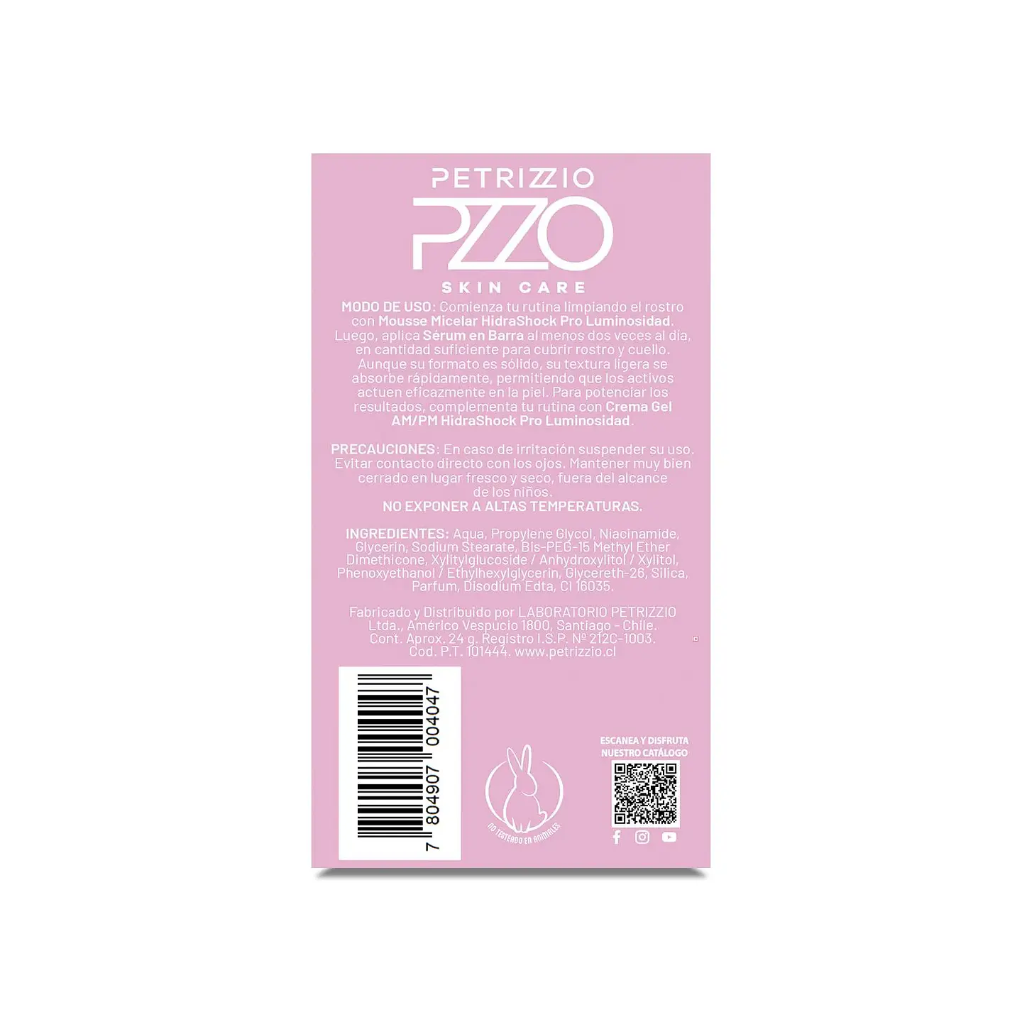 Sérum en Stick Iluminador Hidra Shock Pro Luminosidad - PETRIZZIO 5