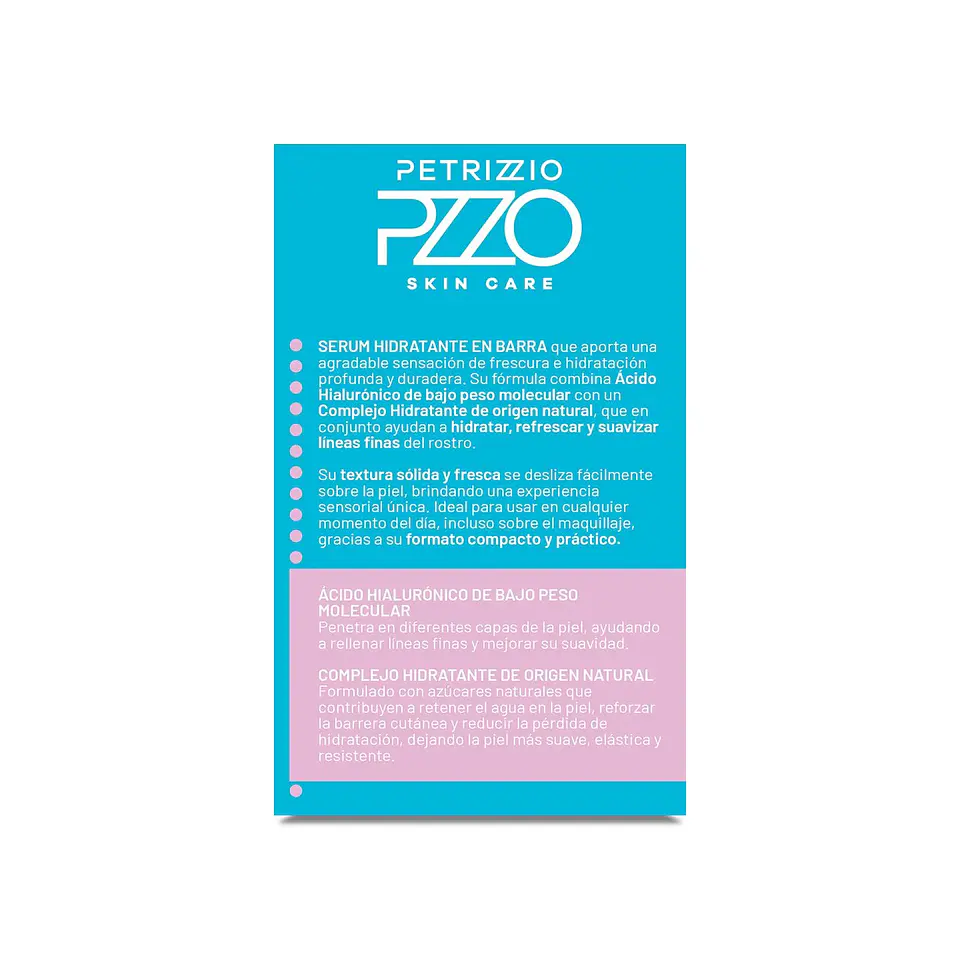 Sérum en Stick Hidratante HidraShock Efecto Frío - PETRIZZIO 3