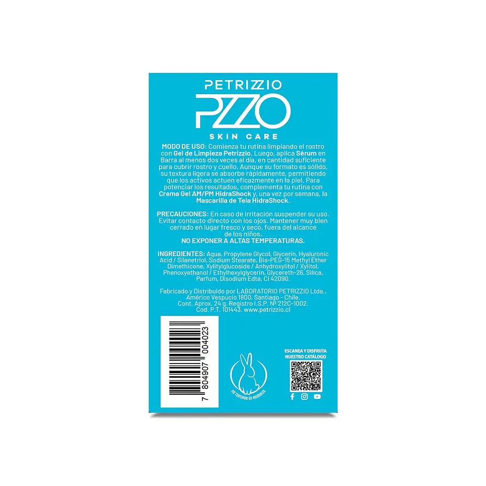 Sérum en Stick Hidratante HidraShock Efecto Frío - PETRIZZIO 4