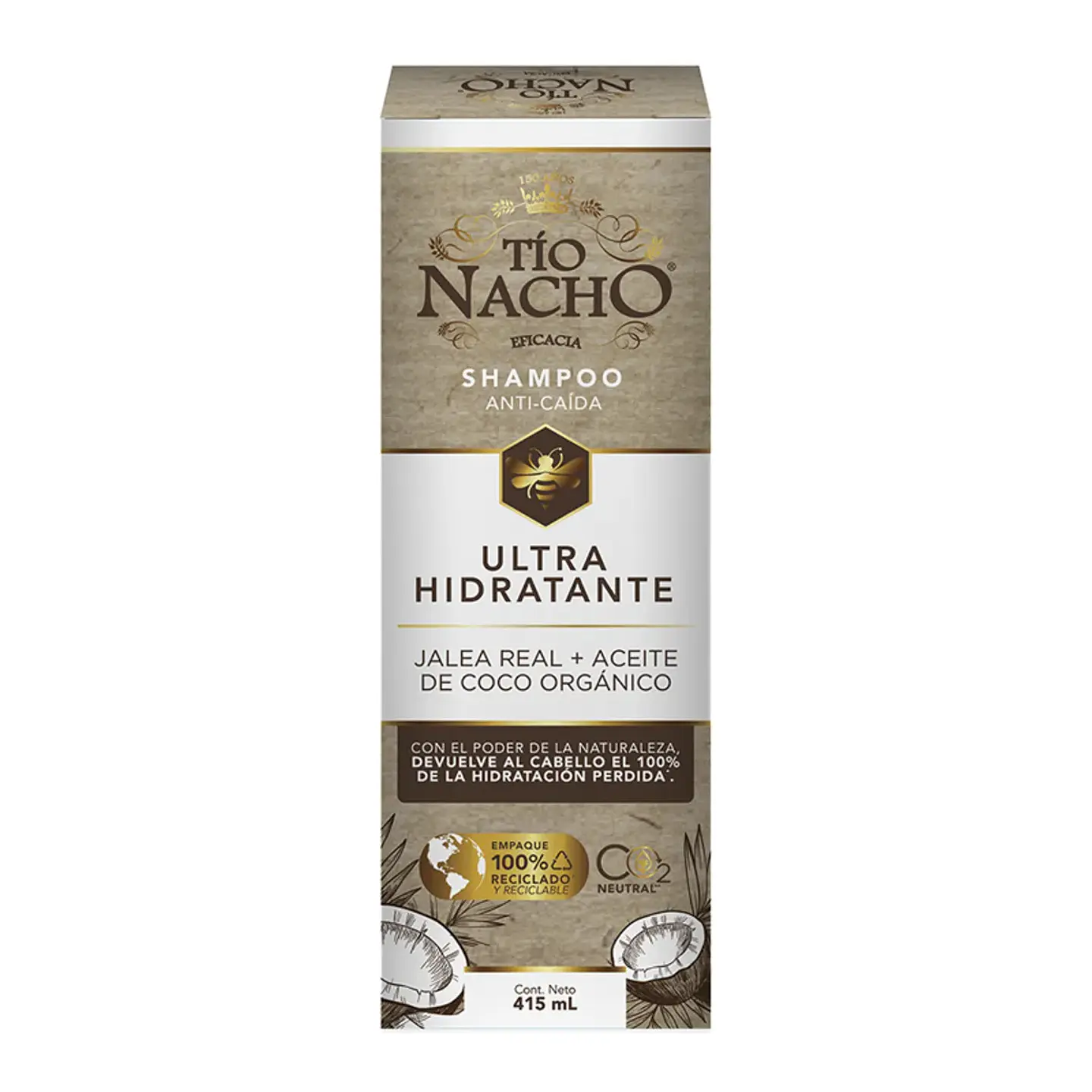 Tío Nacho Shampoo Ultrahidratante Coco 415ml 2