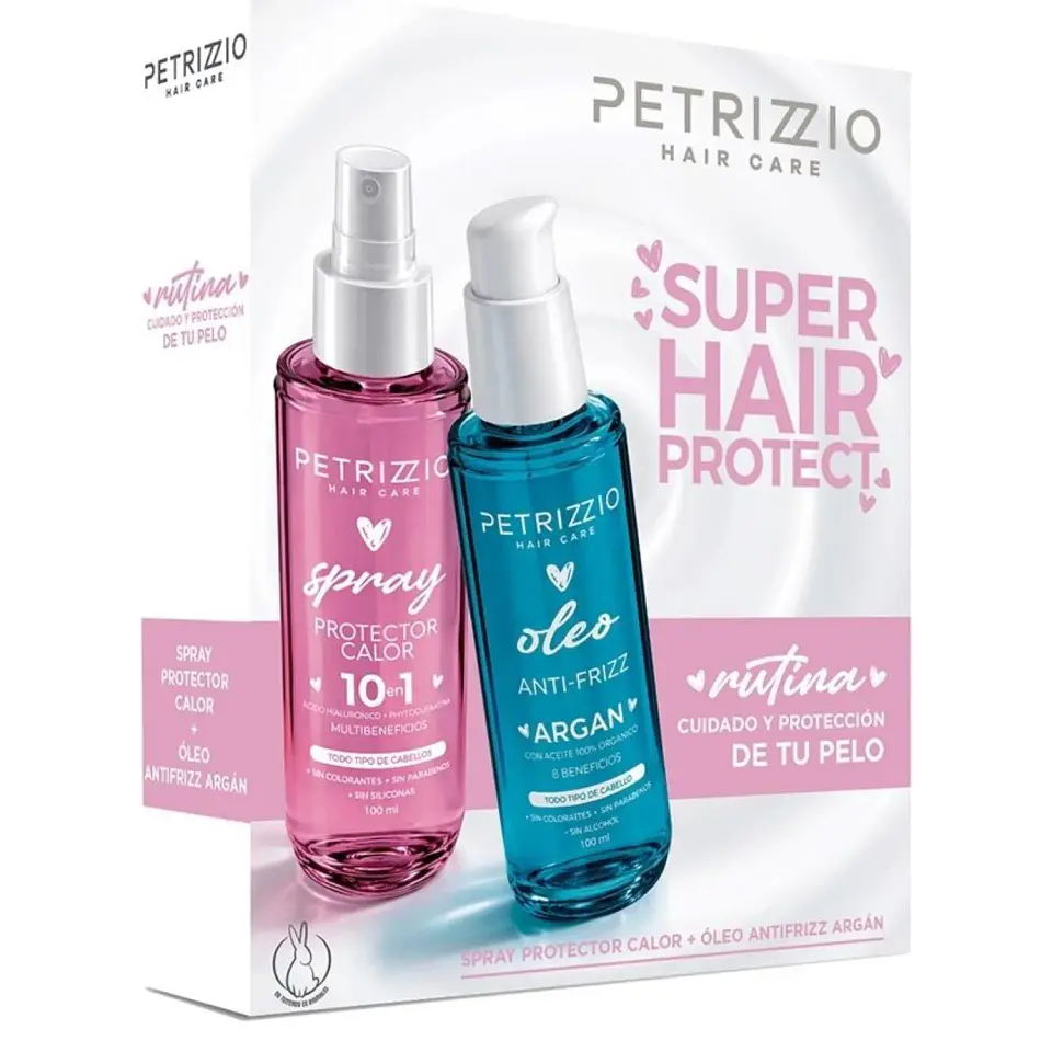Estuche Oleo Argan+Spray Protector de Calor - PETRIZZIO 1