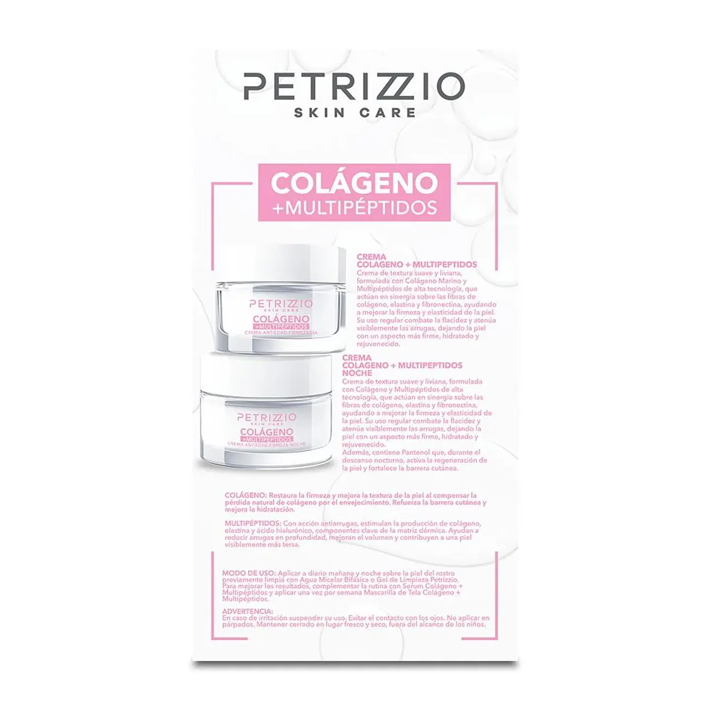 Set de Cremas Lift & Firm Colágeno + Multipéptidos - PETRIZZIO 3