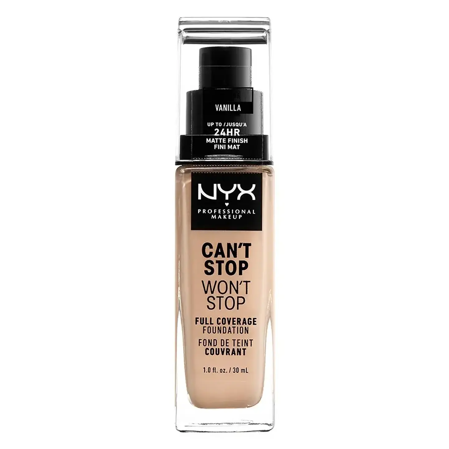 Base De Maquillaje Can't Stop Won't Stop Vainilla - NYX 1
