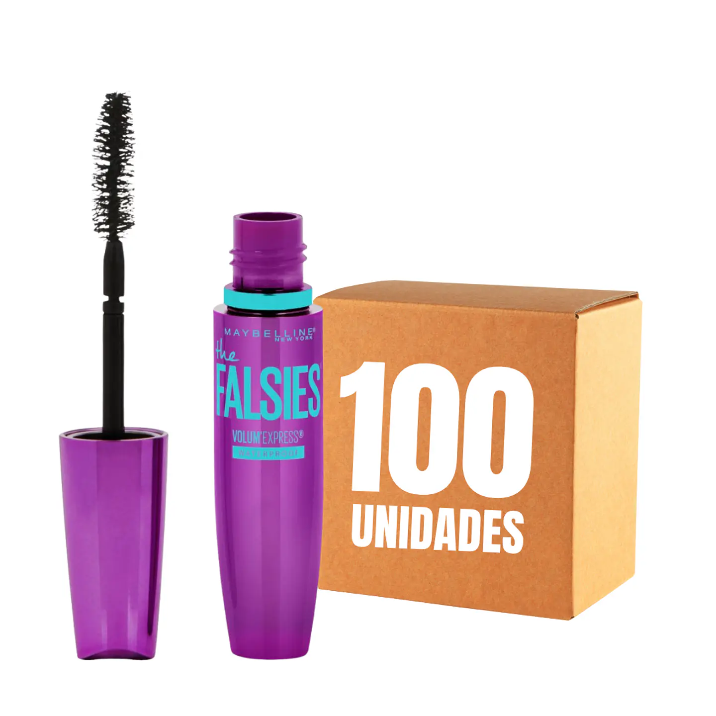 PREVENTA Máscara de Pestañas Falsies Waterproof Very Black- NEW PACK MAYBELLINE 1