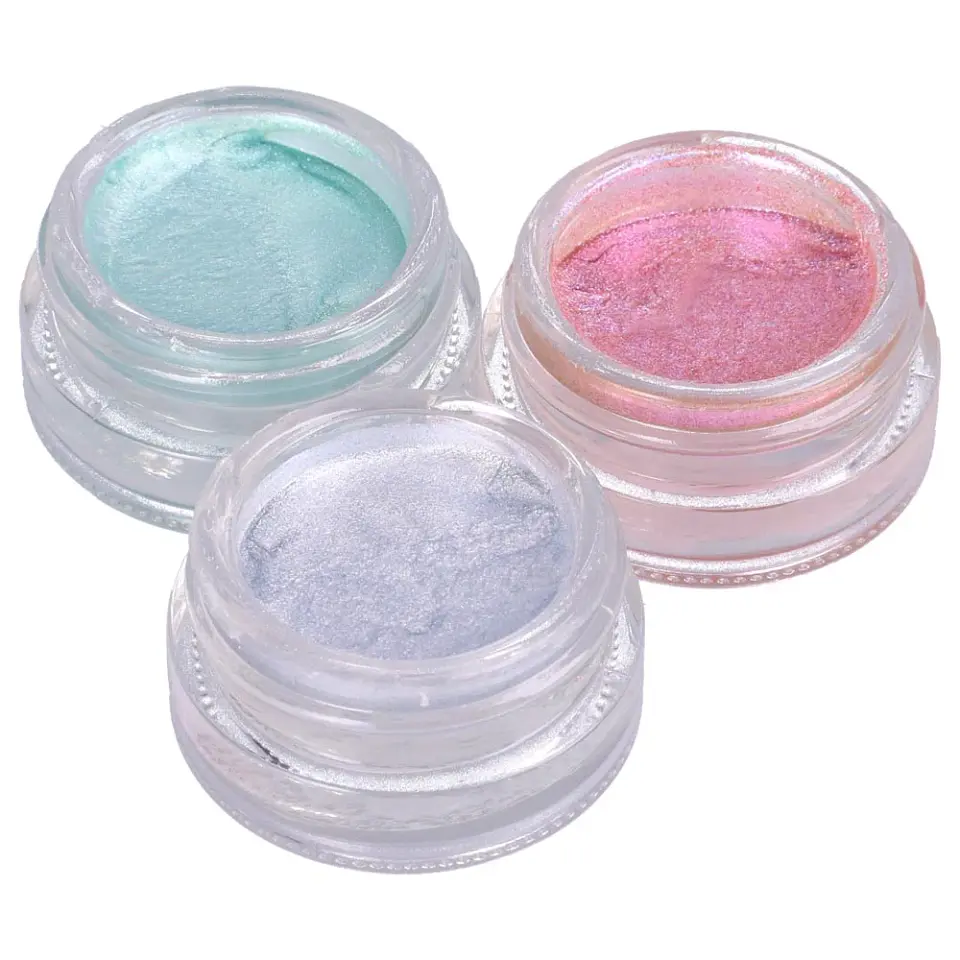 Trio de Sombras en Gel Creamy Holo-Eyes - GLAM FACTOR 2