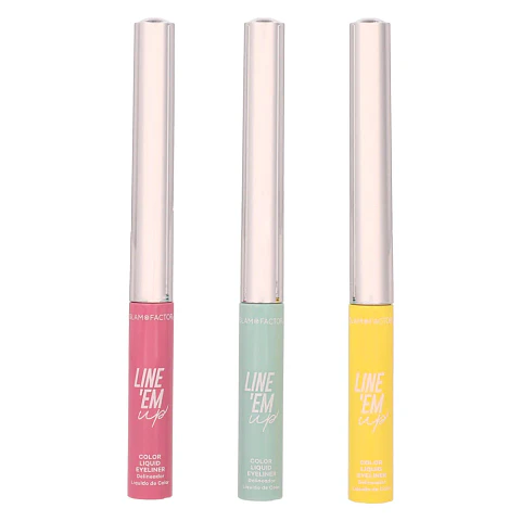 Set De Delineadores Liquidos Line Em Up - GLAM FACTOR