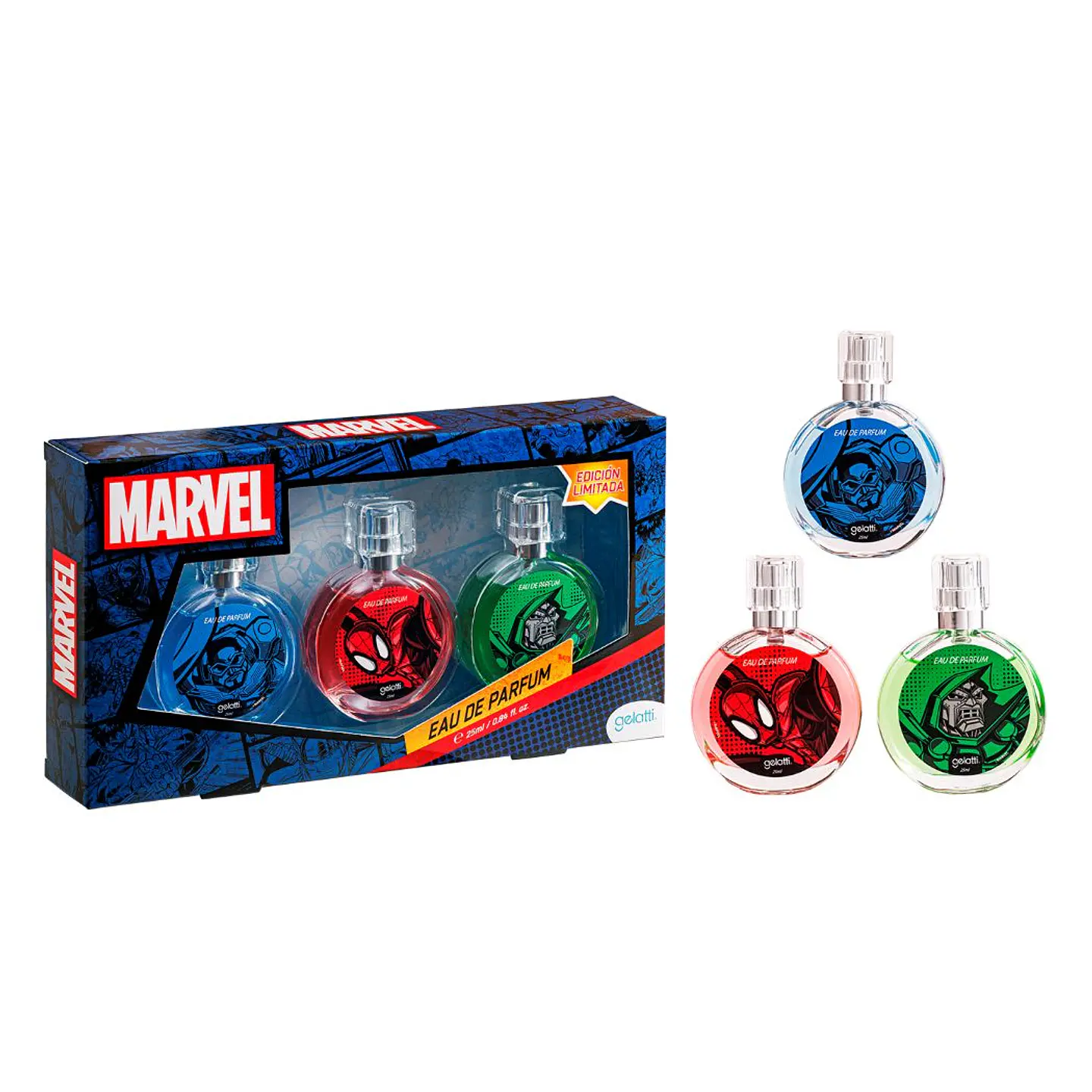 Set 3 Perfumes Eau de Parfum Avengers 25ml - GELATTI 2
