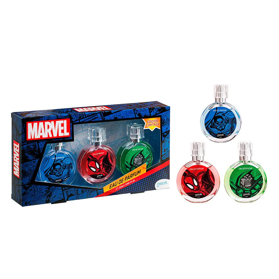 Set 3 Perfumes Eau de Parfum Avengers 25ml - GELATTI 2