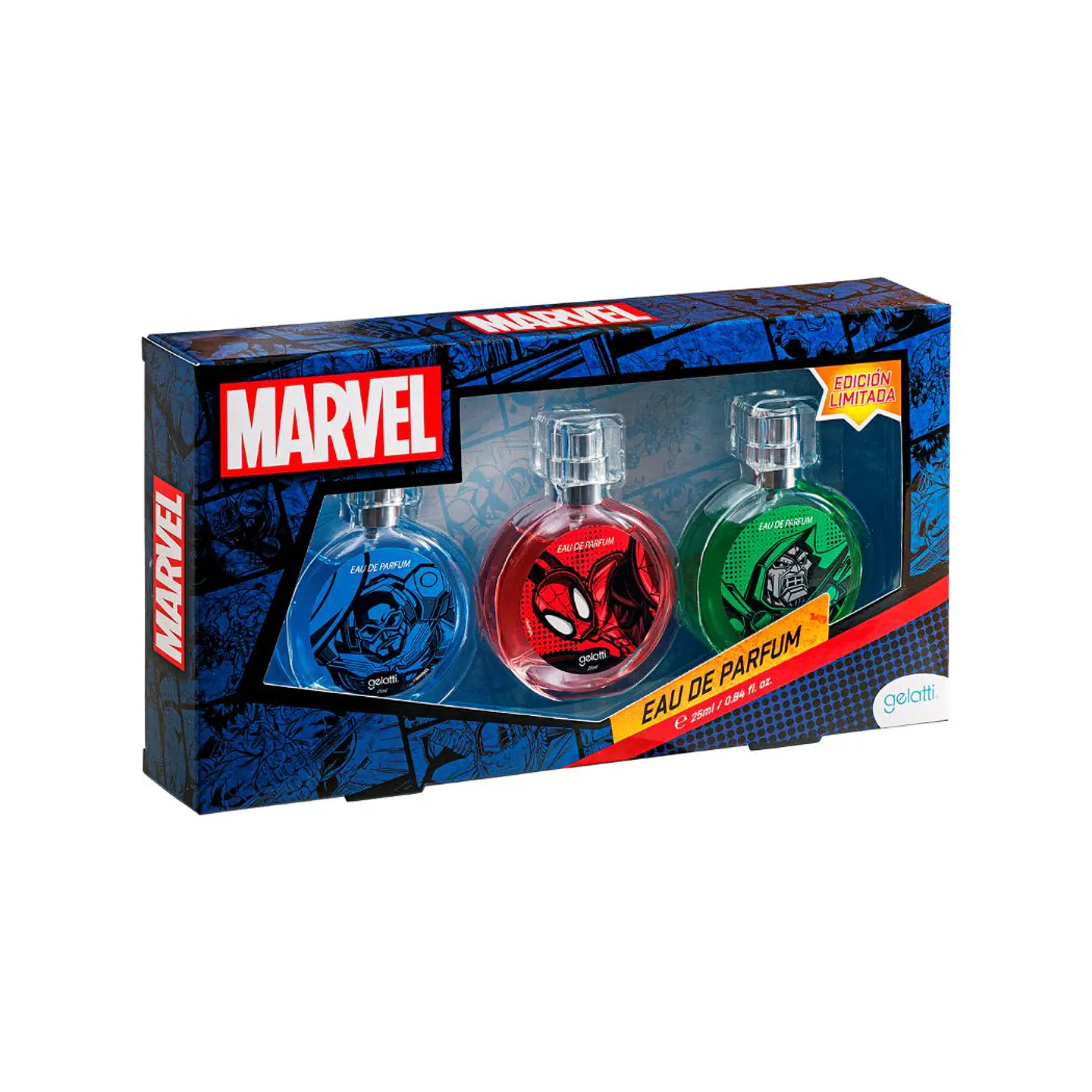 Set 3 Perfumes Eau de Parfum Avengers 25ml - GELATTI 1