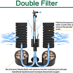 AQQA Bio Power - Filtro de esponja duplo