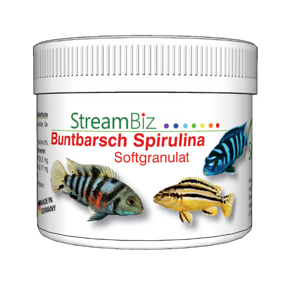 StreamBiz Cichlid Spirulina Soft Granules