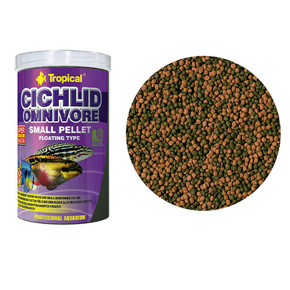 Tropical Cichlid Omnivoure Small Pellets