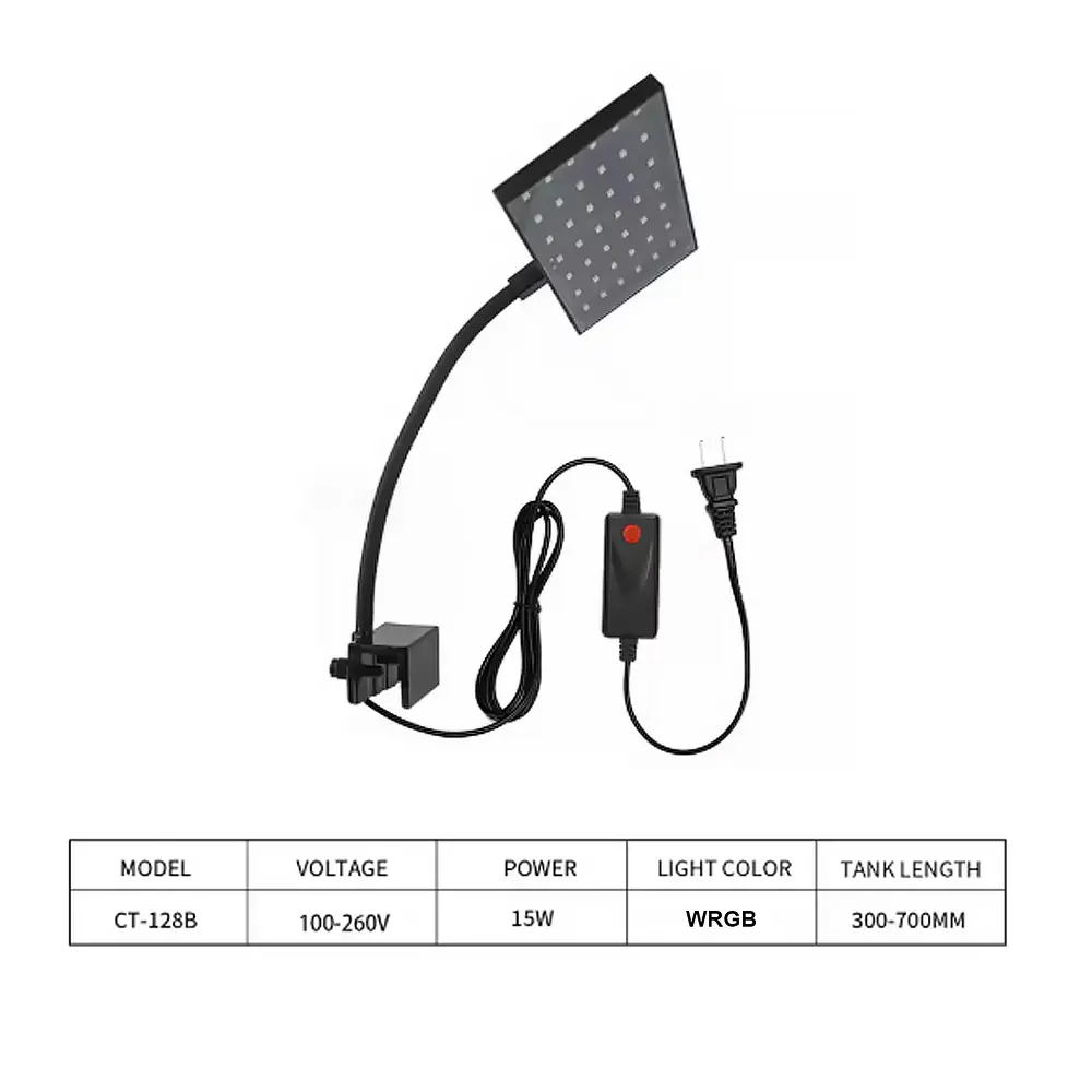 Luminária de Clipar WRGB CT-128B