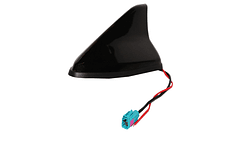 ANTENA TIBURON AM.FM NEGRA 12V CON PLUG 