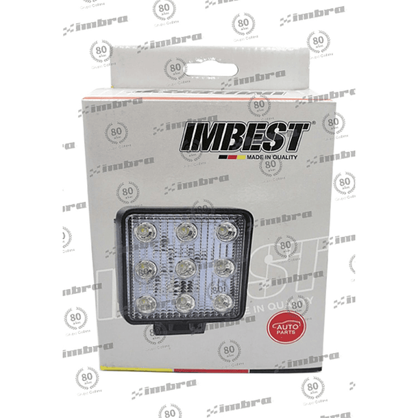 FAROL FAENA CUADR 9LED 10-30V 1620LM 110X60MM