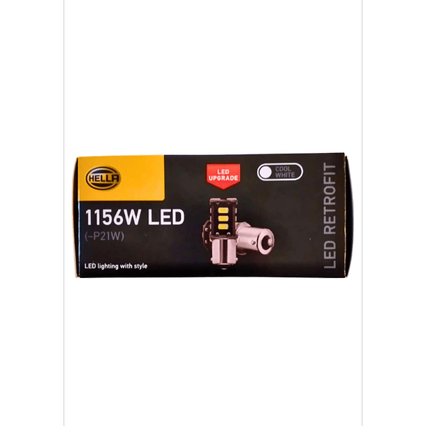 AMPOLLETA LED 12-24V P21W LUZ BLANCA 1