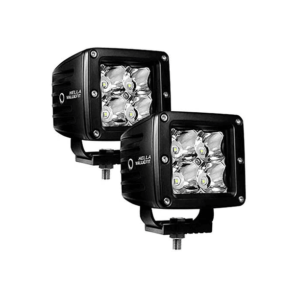 KIT FAROL RECTANGULAR HELLA 4 LED 10-30V SPOTSPOT 7