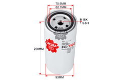 FILTRO COMBUSTIBLE WK962/7 FC-7102