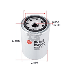 FILTRO COMBUSTIBLE WK940/12 FC-791