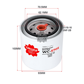 FILTRO LIQUIDO REFRIGERANTE P552071 