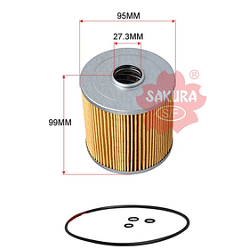 FILTRO COMBUSTIBLE P1027X F-1306 S