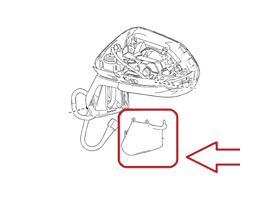 TAPA INF ESPEJO LH MZEA12 8794802N50 ORIGINAL TOYOTA