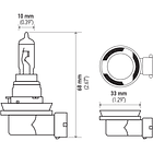 AMPOLLETA HELLA H16 12V 19W PGJ19-3 5