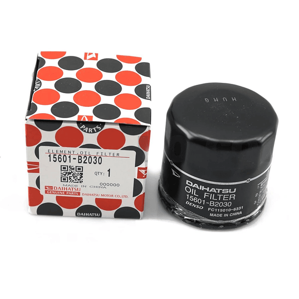 FILTRO ACEITE RUSH F800LE 15601BZ030 15601B2030 ORIG. TOYOTA 1