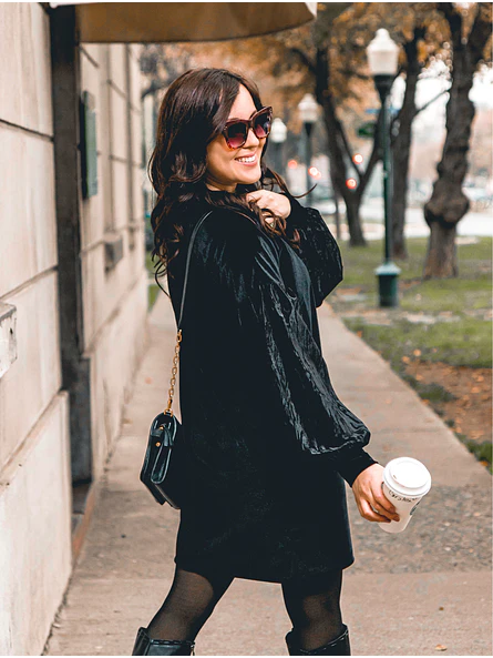 Blusón Negro Mujer de Velvet   4