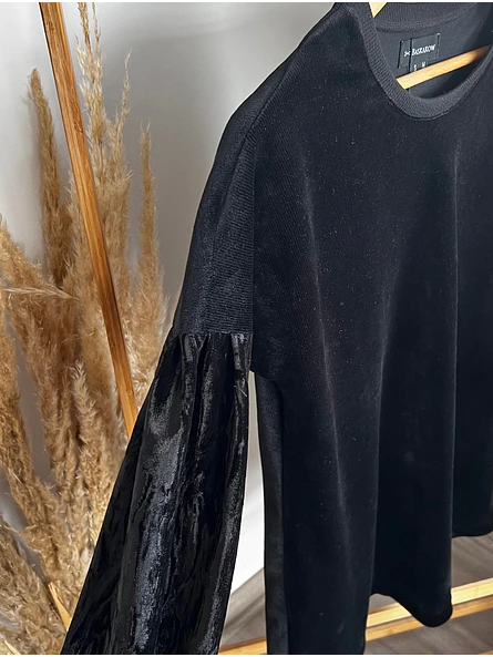 Blusón Negro Mujer de Velvet   5