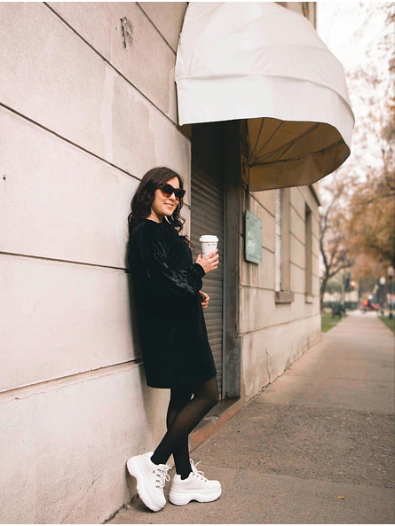 Blusón Negro Mujer de Velvet   2