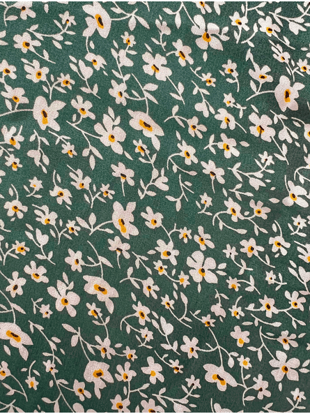 Falda Midi Verde Singapur – Frescura Floral y Estilo Natural ✨ 7