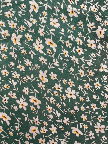 Falda Verde Singapur – Frescura Floral y Estilo Natural ✨ 3