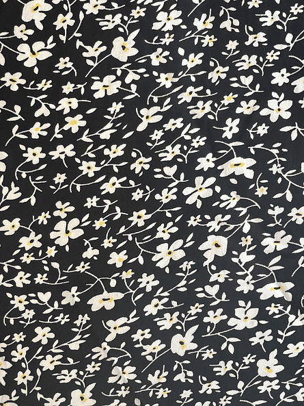 Falda Negra Singapur – Elegancia Floral y Movimiento ✨ 3