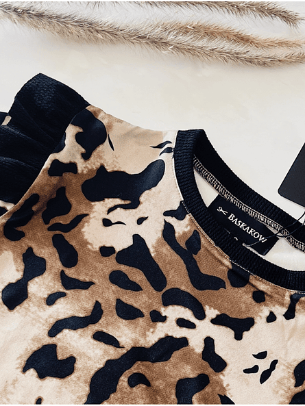 Polera Térmica Animal Print Mocca – Tendencia Invierno 2026 3