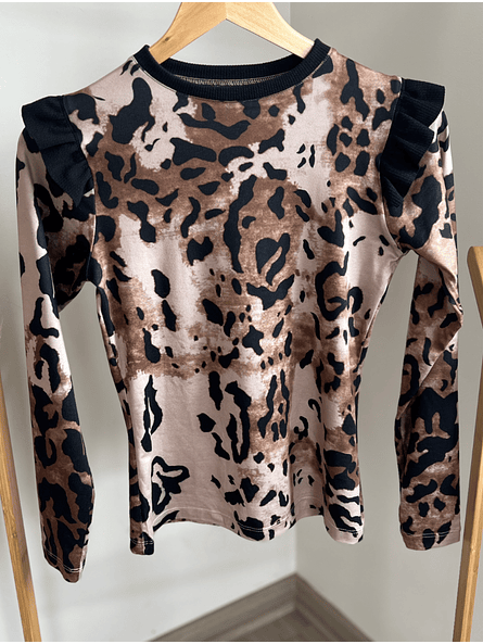 Polera Térmica Animal Print Mocca – Tendencia Invierno 2026 4