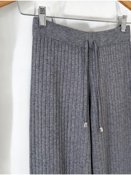 Pantalón Palazzo Mujer de Lanilla Tejida Premium  6