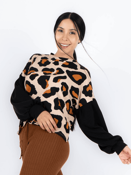 Polerón Dominga Camel Mujer | Look Natural Carobaska 1