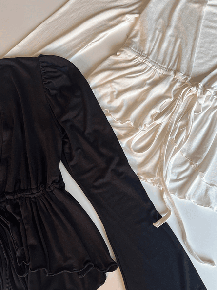 Polera Amarras Mujer – Manga Globo y Ajuste en Busto | Carobaska 14