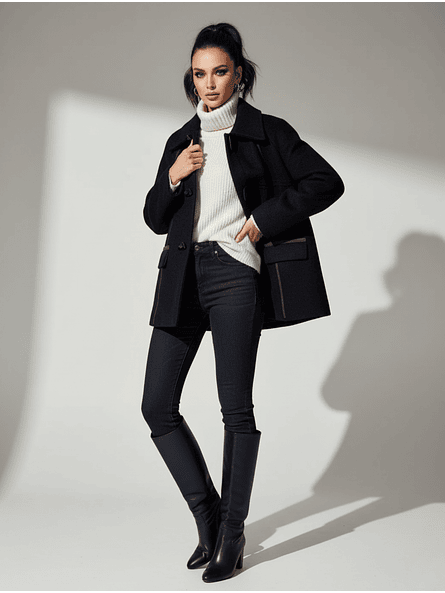 Abrigo Montgomery Escocés 