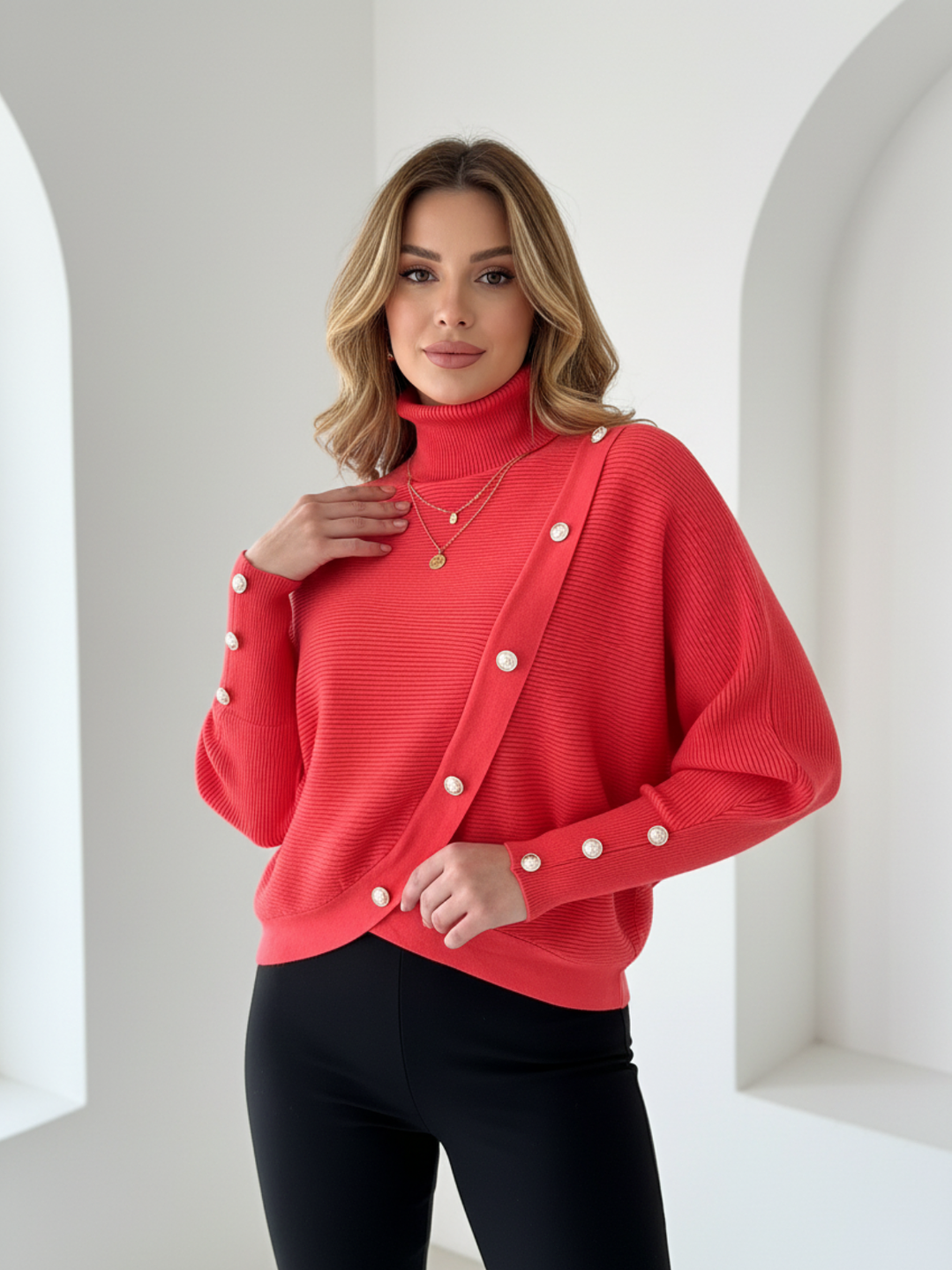 Chaleco con Botones para Mujer – Diseño Moderno y Calidez  5