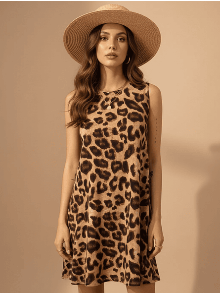 Vestido Animal Print Paris– Suavidad y Tendencia Irresistible ✨ 1