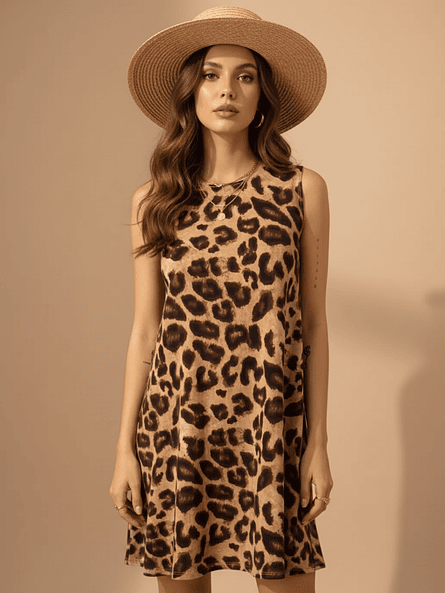Vestido Paris Animal Print – Suavidad y Tendencia Irresistible ✨ 2
