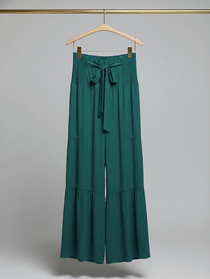 Pantalón Palazzo Verde Esmeralda – Tiro Alto y Confort ✨