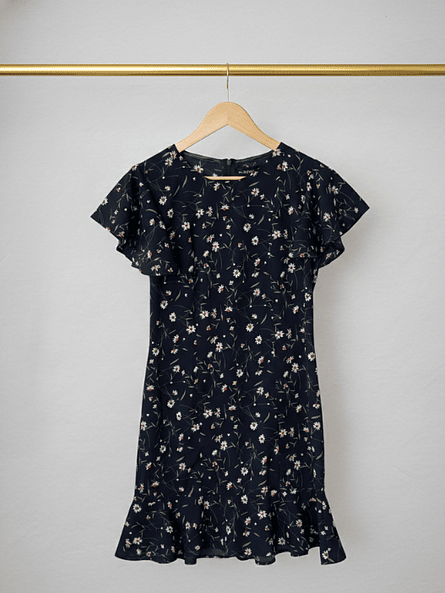 Vestido Corto Floreado Julieta - Diseño de Autor Hecho en Chile❤️‍🔥 4