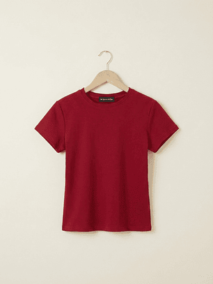 Polera Basic Premium Red Cherry - Carobaska